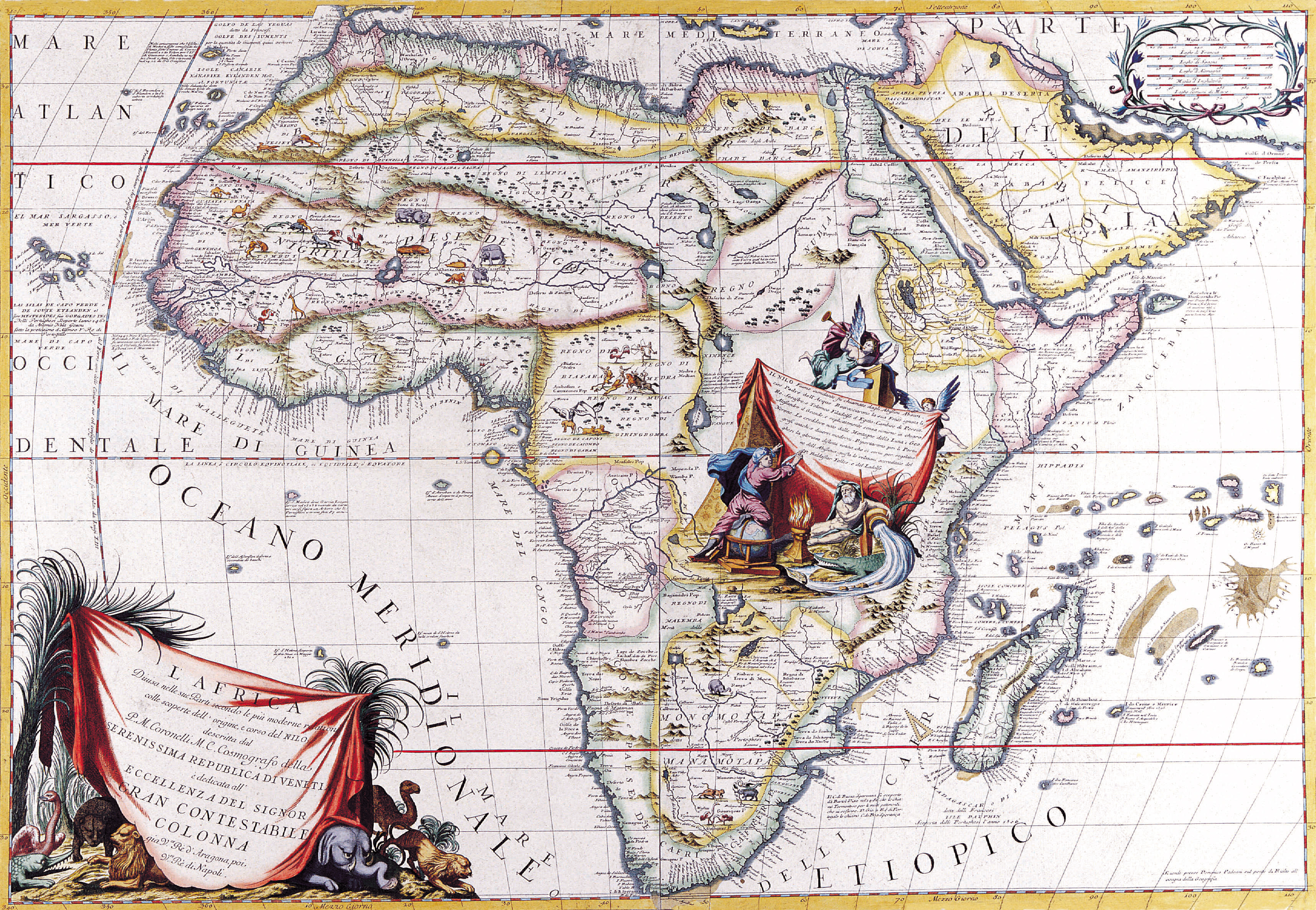 The meme is a humorous image of a map of the world, but with Africa and South America swapped. The text "I can see for miles and miles and miles and miles and miles" is written above the image, implying that the person is trying to see the horizon, but is actually just looking at a map with the continents in the wrong place. The joke is that the person is trying to see the horizon, but is actually just looking at a map with the continents in the wrong place.